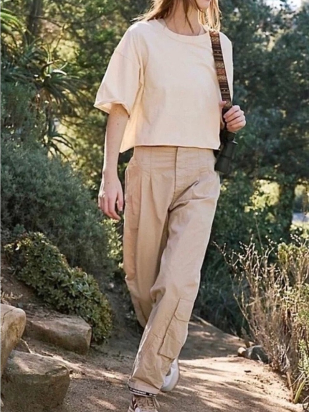 Casual Beige Cargo Men’s Pants